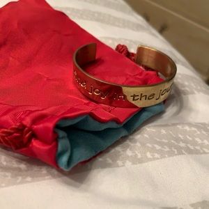 Gold Rustic Cuff bracelet